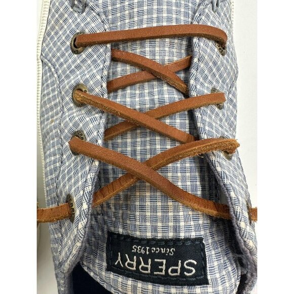 Womens Sperry Top Sider Crest Vibe Slip On Canvas Shoe Mini Plaid Size 9.5 - Picture 11 of 12